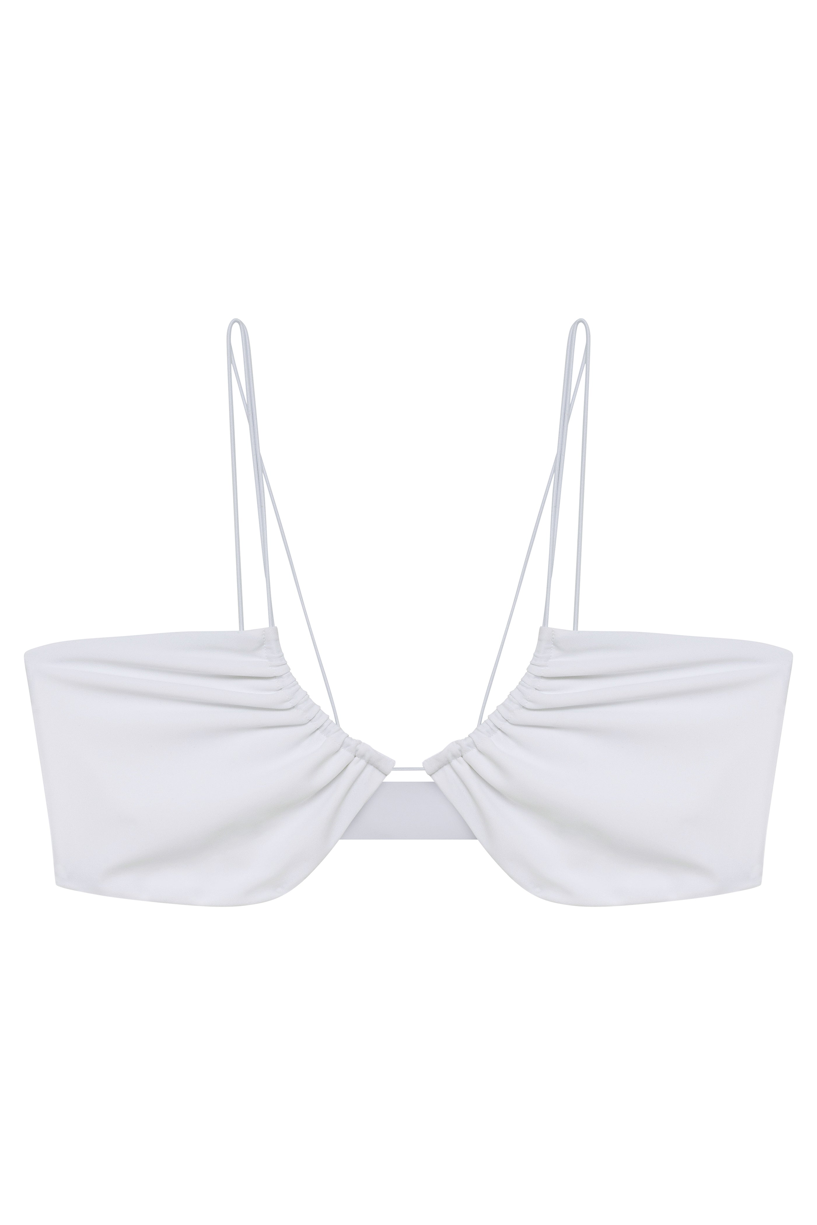 Flat image of the Micro Kora Top in white