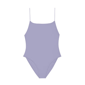 Flat image of the Micro Trophy One Piece in lilac sheen