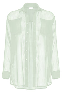 Flat image of the Mika Top in Aloe