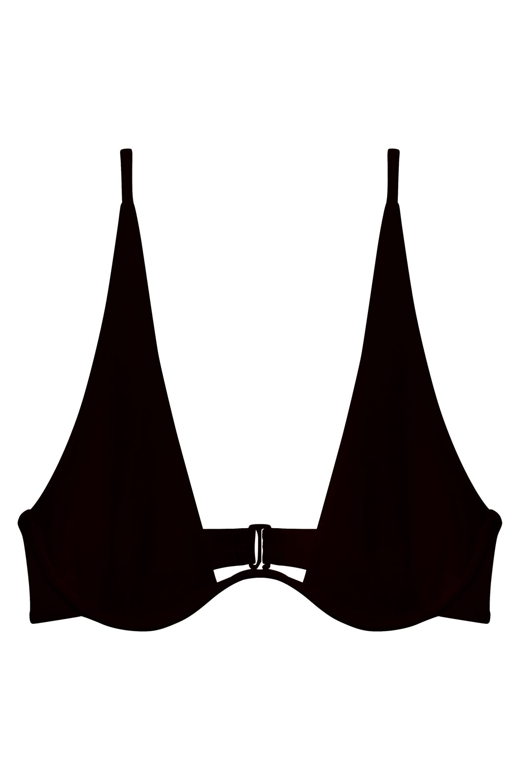 Flat image of the Paloma Top in black