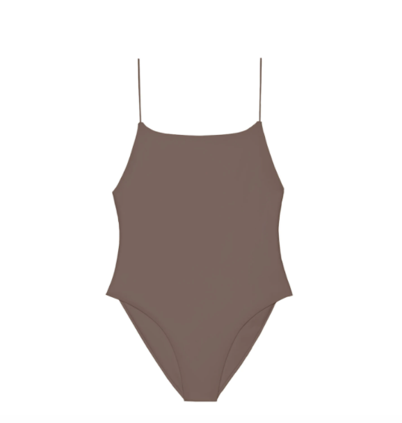Load image into Gallery viewer, Flat image of the Micro Trophy One Piece in nude