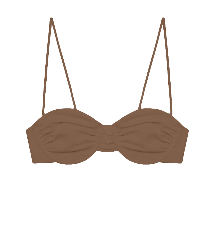Load image into Gallery viewer, Flat image of the Mia Top in nude
