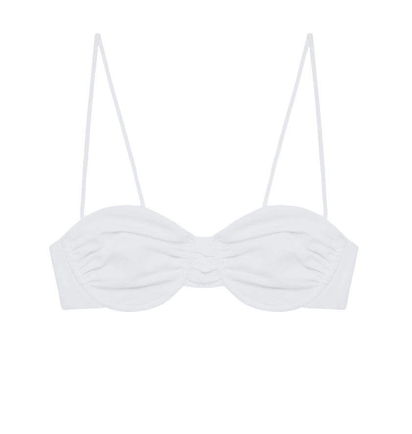 Flat image of the Mia Top in white