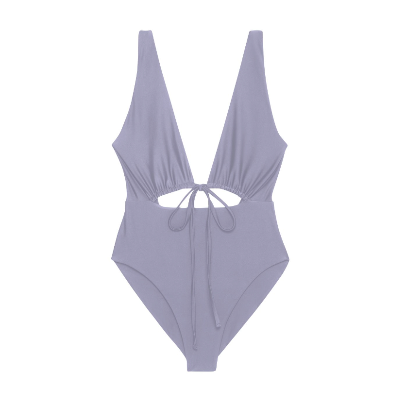 Load image into Gallery viewer, Flat image of the Cava One Piece in Lilac Sheen