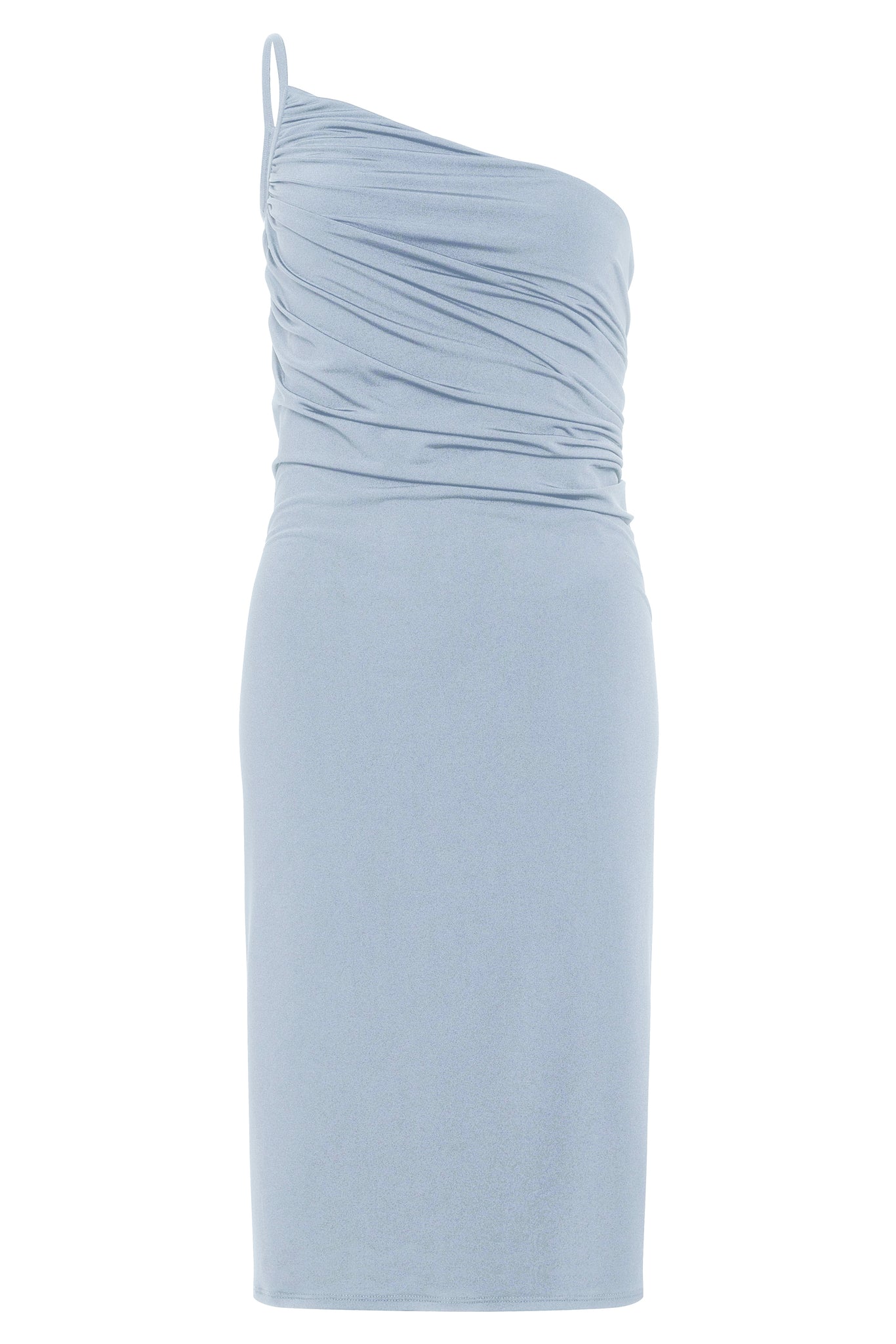 Load image into Gallery viewer, Flat image of the Tropez Dress in azure