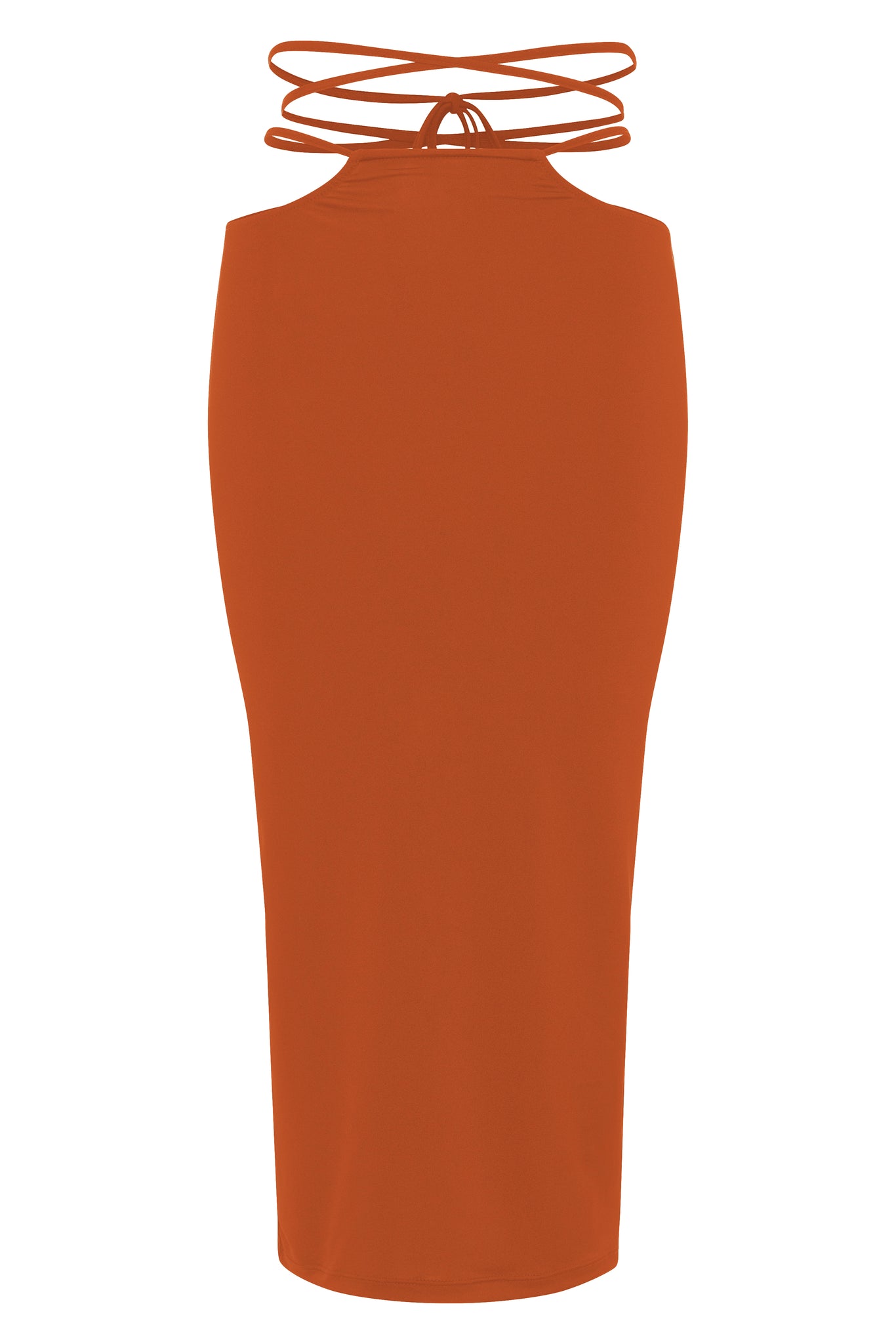 Load image into Gallery viewer, Flat image of the Wren Skirt in Copper