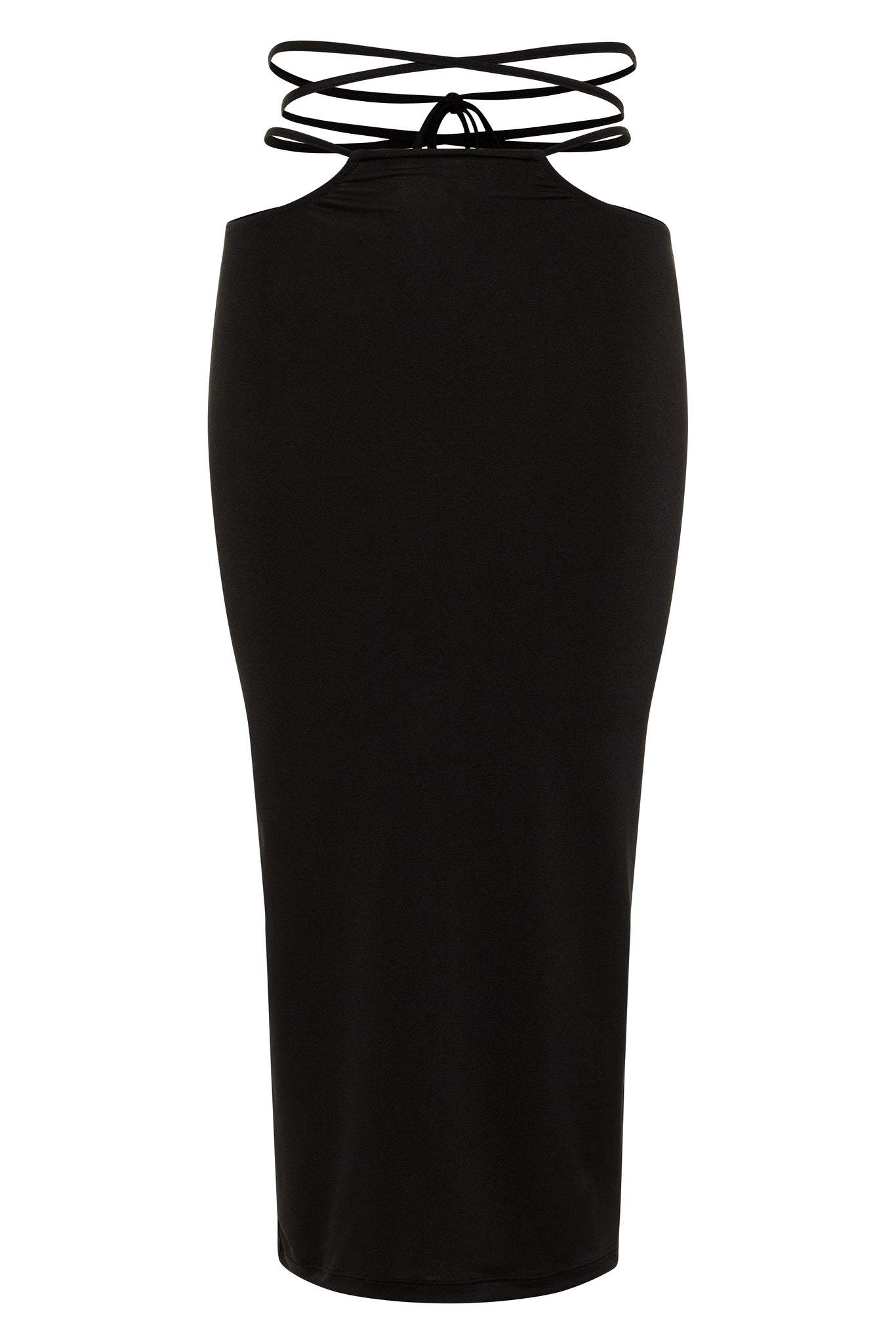 Load image into Gallery viewer, Flat image of the Wren Skirt in Midnight