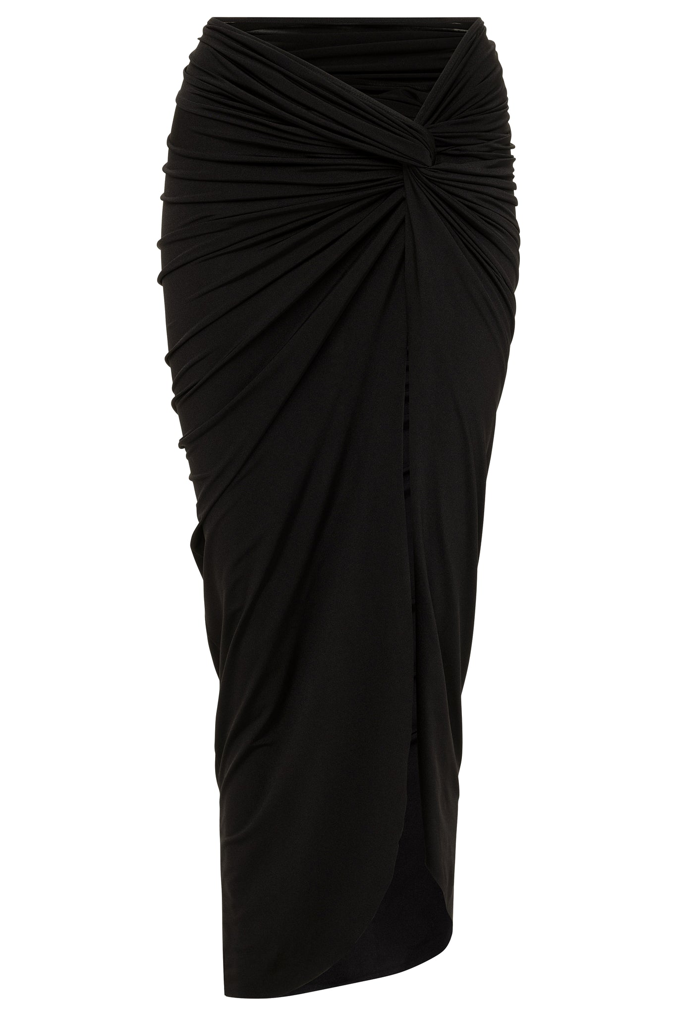Load image into Gallery viewer, Flat image of the Zena Skirt Long in midnight
